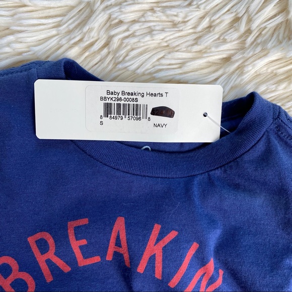 NWT Peek Breaking Hearts T-Shirt, 3/6 Month - Picture 2 of 4